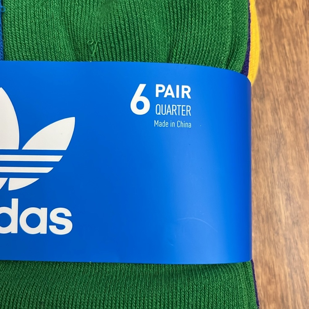 Adidas Originals Quarter Multi Sport Socks 6 Pack - Picture 8 of 17